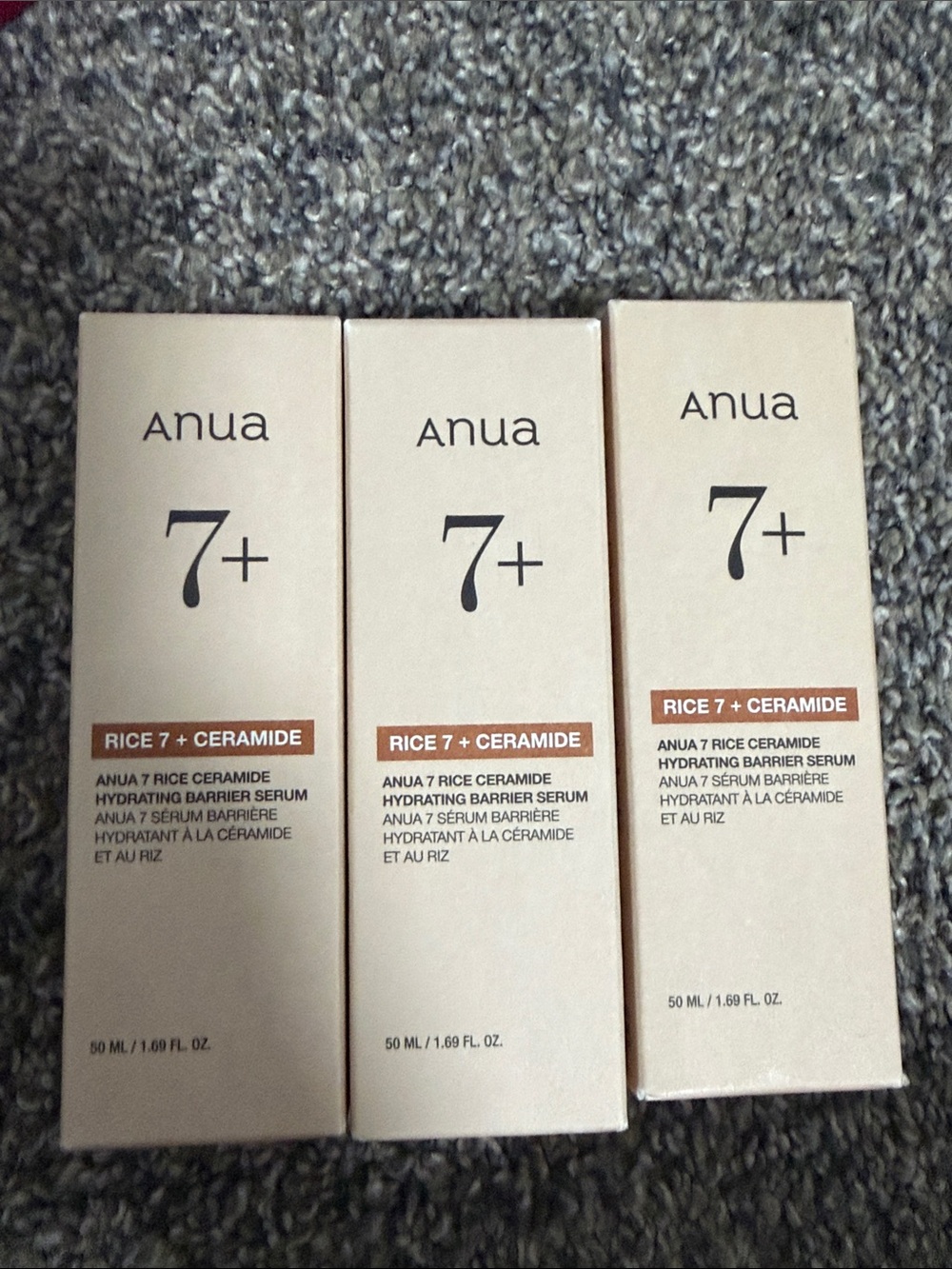 Anua 7+ Rice + Ceramide Hydrating Barrier Serum — Cream